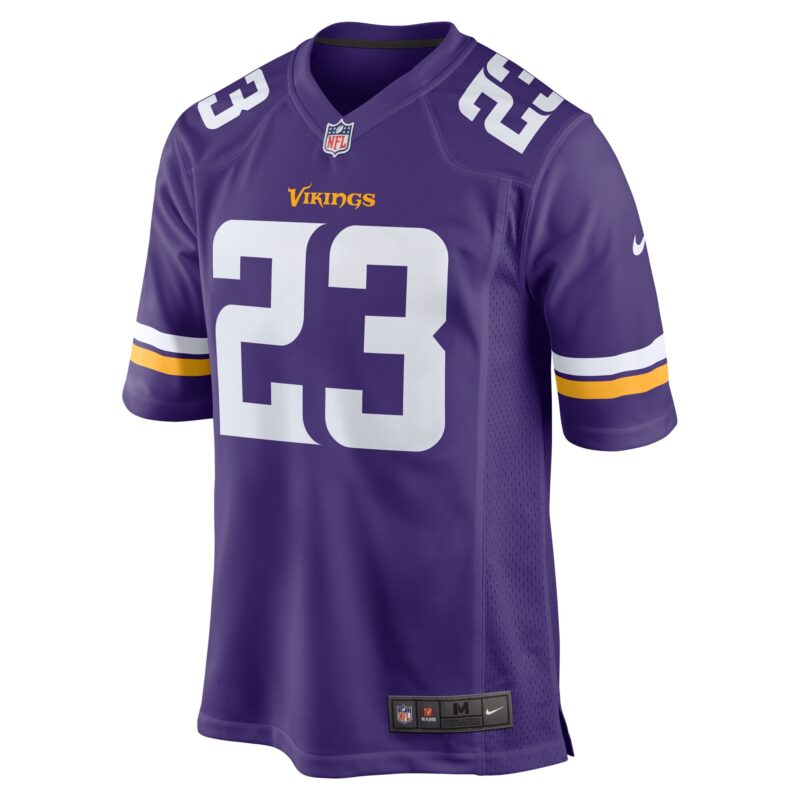 Fabian Moreau Minnesota Vikings Game Jersey - Purple - Image 2