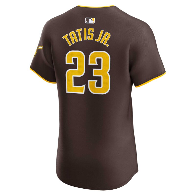 Fernando Tatis Jr. San Diego Padres Road Elite Player Jersey - Brown - Image 3