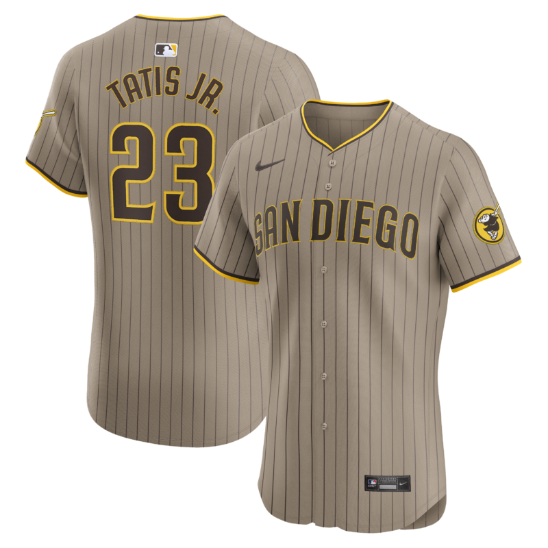 Fernando Tatis Jr. San Diego Padres Alternate Elite Player Jersey - Sand