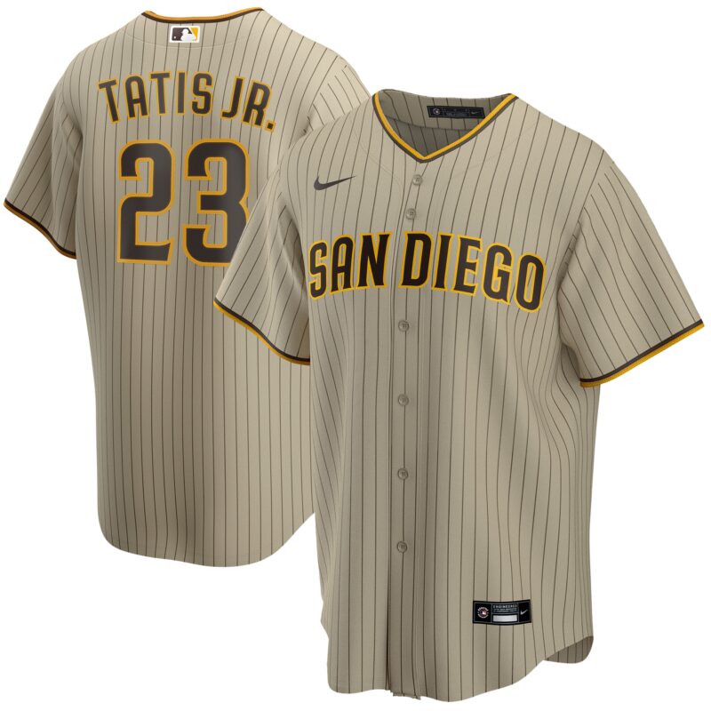 Fernando Tatis Jr. San Diego Padres Alternate Player Jersey - Tan