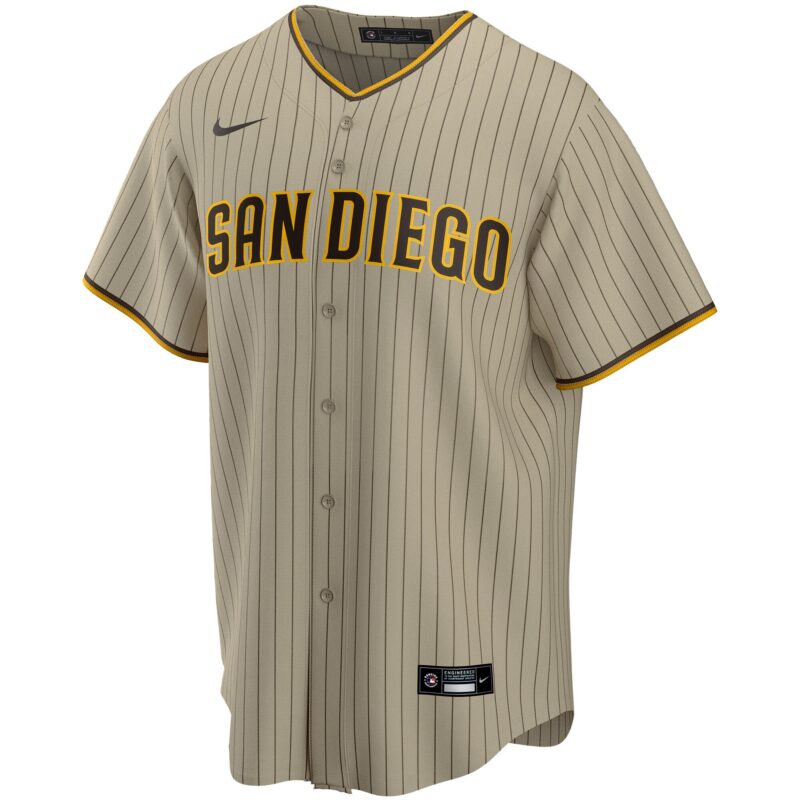 Fernando Tatis Jr. San Diego Padres Alternate Player Jersey - Tan - Image 2