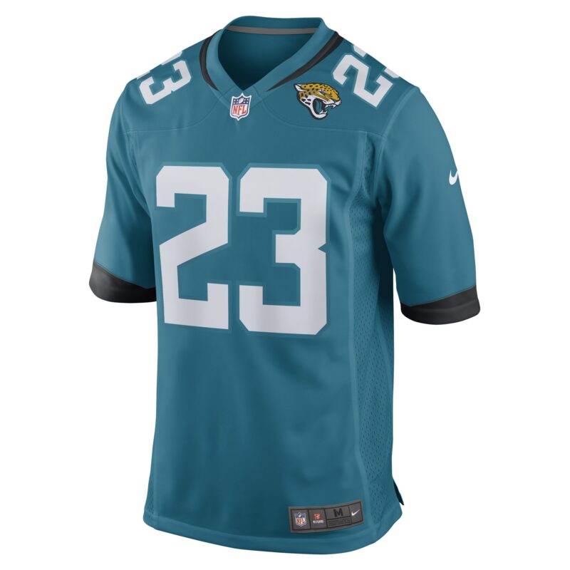 Foyesade Oluokun Jacksonville Jaguars Game Player Jersey - Teal - Image 2