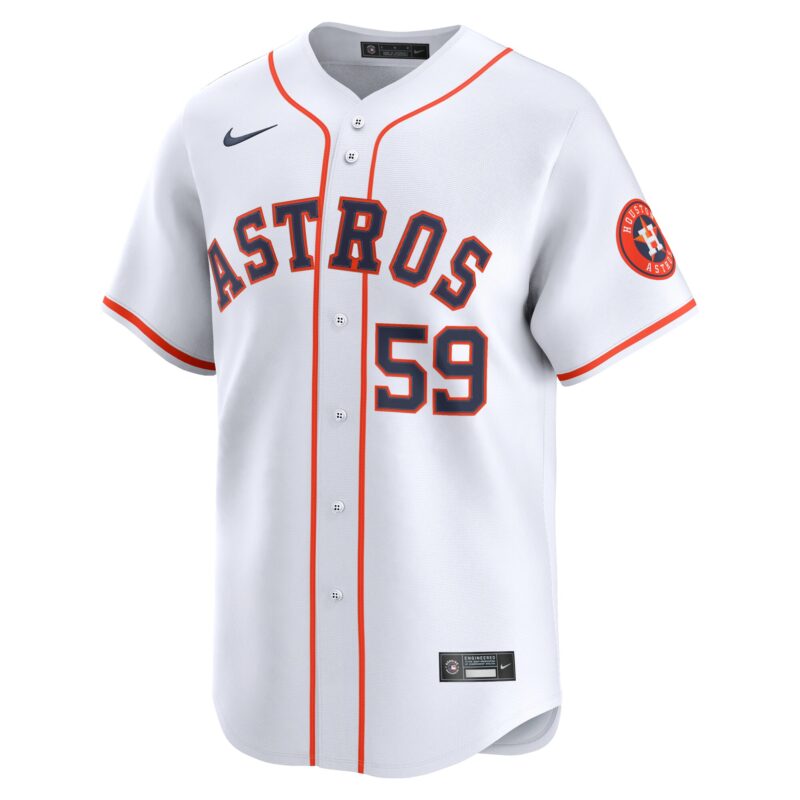 Framber Valdez Houston Astros Home Limited Player Jersey - White - Image 2