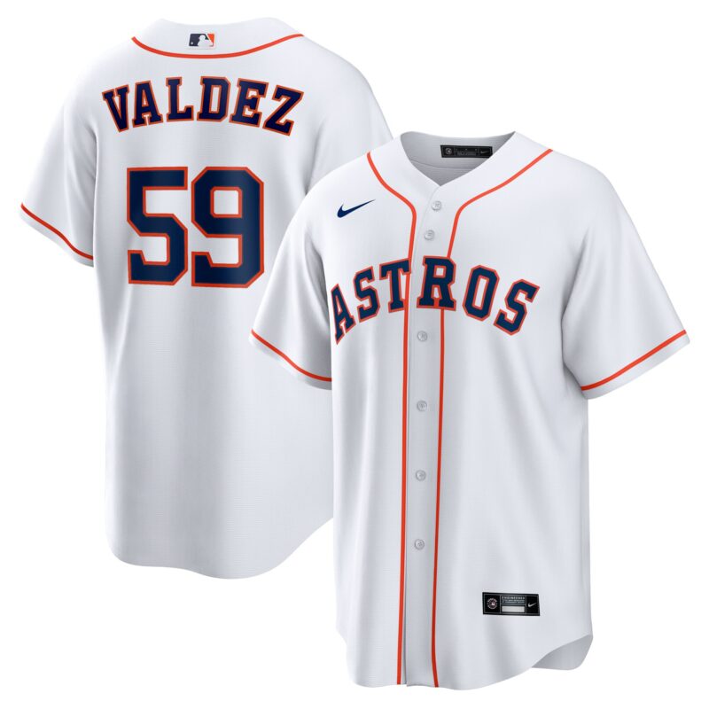 Framber Valdez Houston Astros Home Jersey - White