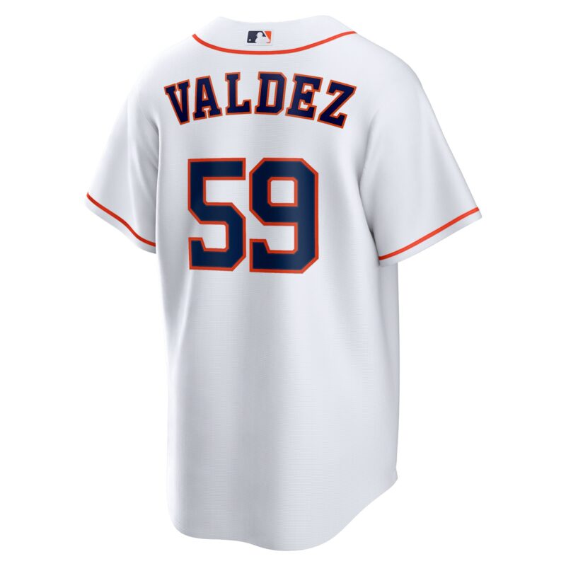 Framber Valdez Houston Astros Home Jersey - White - Image 3