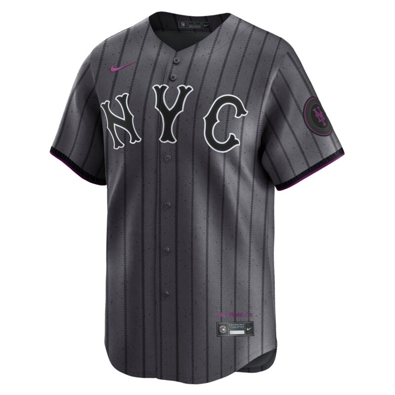 Francisco Alvarez New York Mets City Connect Limited Jersey - Gray - Image 2