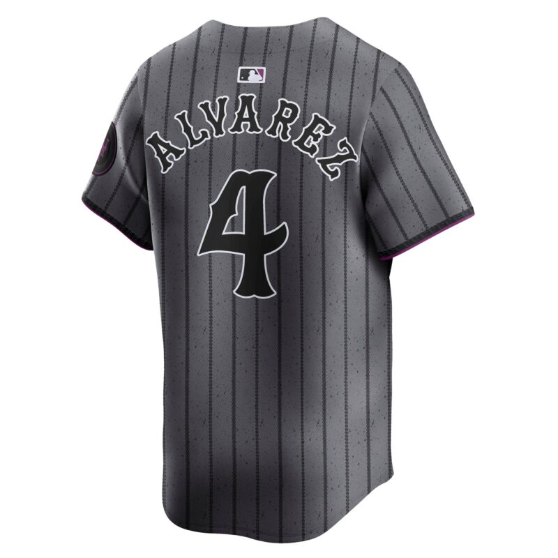 Francisco Alvarez New York Mets City Connect Limited Jersey - Gray - Image 3