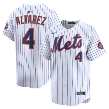 Francisco Alvarez New York Mets Home Limited Player Jersey - White