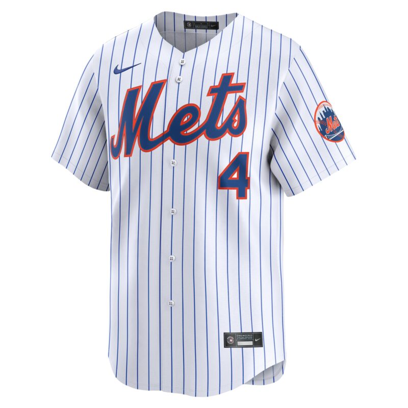 Francisco Alvarez New York Mets Home Limited Player Jersey - White - Image 2