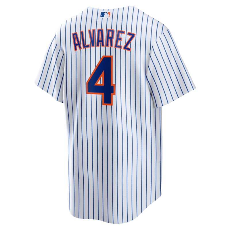Francisco Alvarez New York Mets Player Jersey - White - Image 3