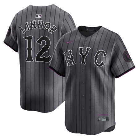 Francisco Lindor New York Mets City Connect Limited Jersey - Gray