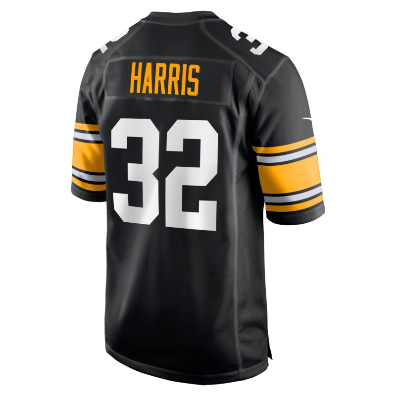 Franco Harris Pittsburgh Steelers Alternate Retired Player Jersey - Black - Image 3