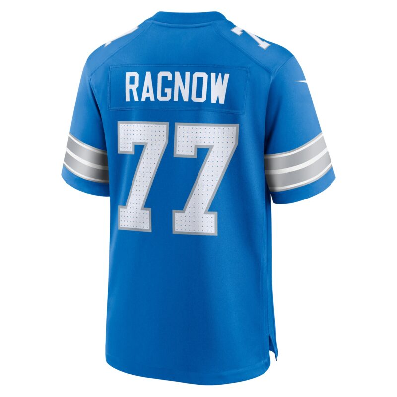 Frank Ragnow Detroit Lions Team Game Jersey - Blue - Image 3