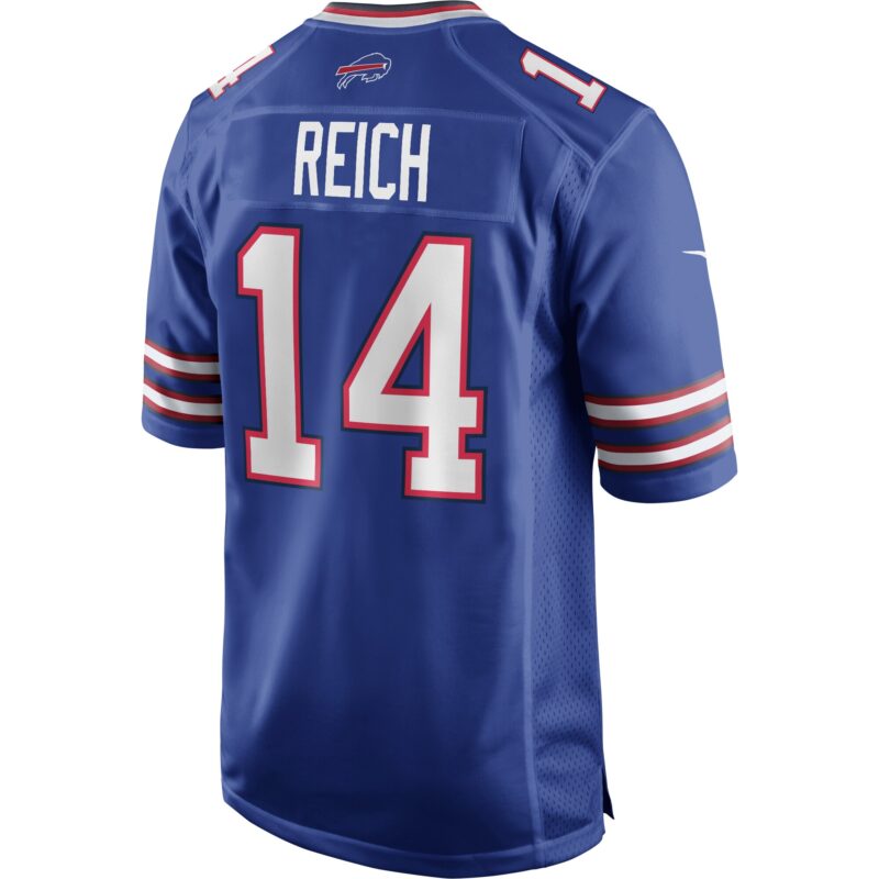Frank Reich Buffalo Bills Game Retired Player Jersey - Royal - Image 3