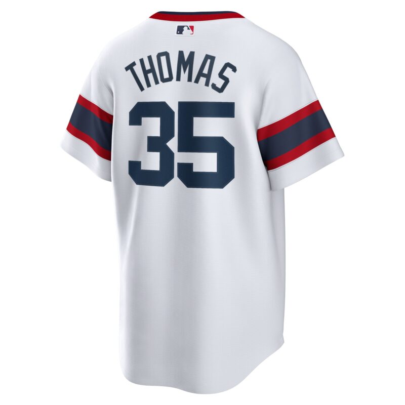 Frank Thomas Chicago White Sox Home Cooperstown Collection Player Jersey - White - Image 3