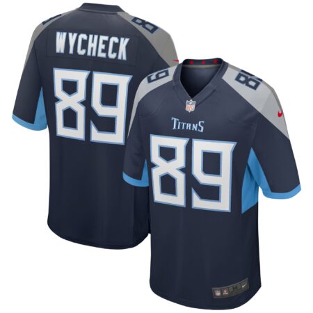 Frank Wycheck Tennessee Titans Game Retired Player Jersey - Navy