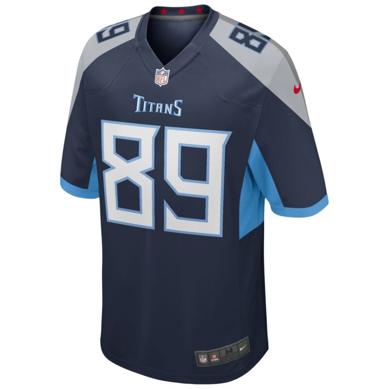 Frank Wycheck Tennessee Titans Game Retired Player Jersey - Navy - Image 2