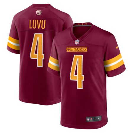 Frankie Luvu Washington Commanders Game Jersey - Burgundy