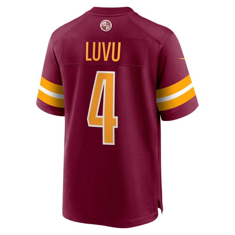 Frankie Luvu Washington Commanders Game Jersey - Burgundy - Image 3