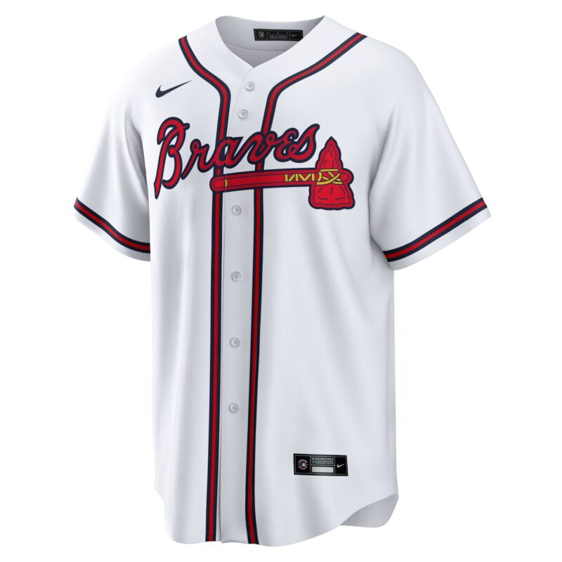 Fred McGriff Atlanta Braves 2023 Hall of Fame Inline Jersey - White - Image 2