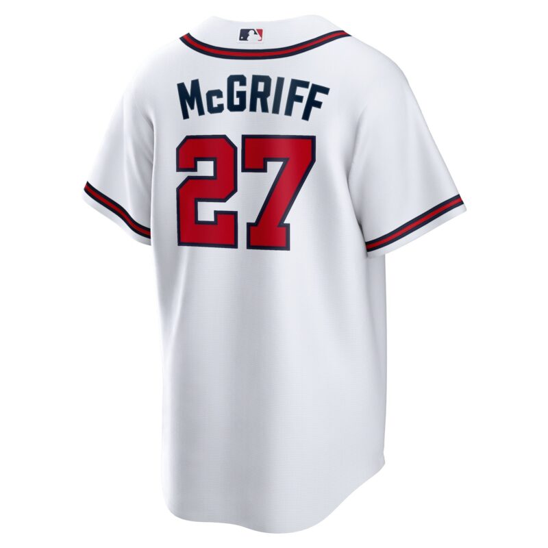 Fred McGriff Atlanta Braves 2023 Hall of Fame Inline Jersey - White - Image 3