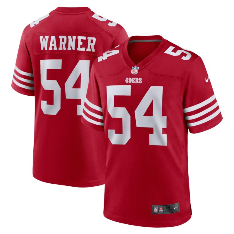 Fred Warner San Francisco 49ers Player Game Jersey - Scarlet