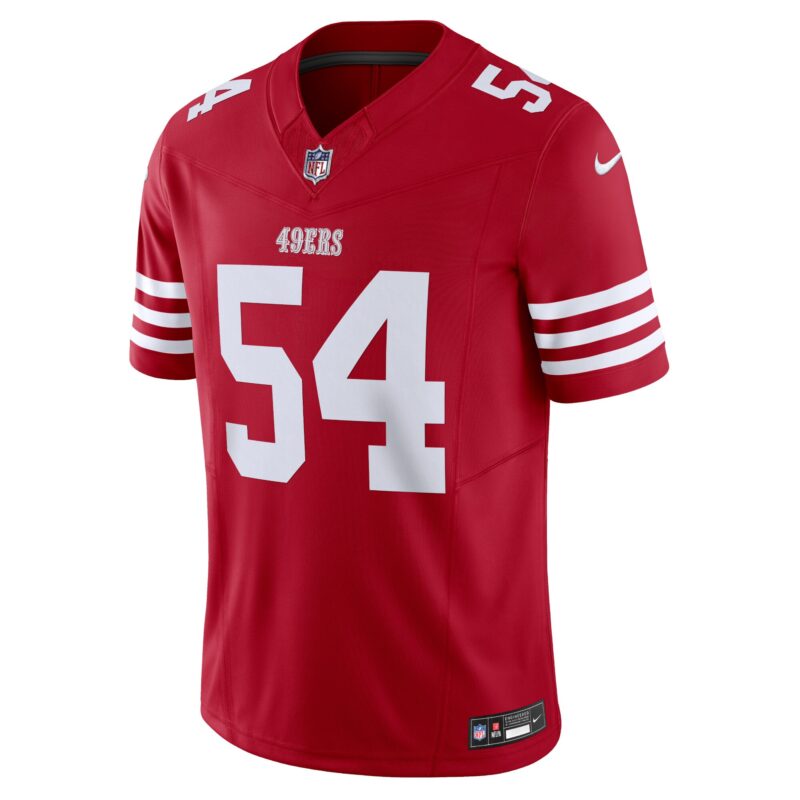 Fred Warner San Francisco 49ers Vapor F.U.S.E. Limited Jersey - Scarlet - Image 2