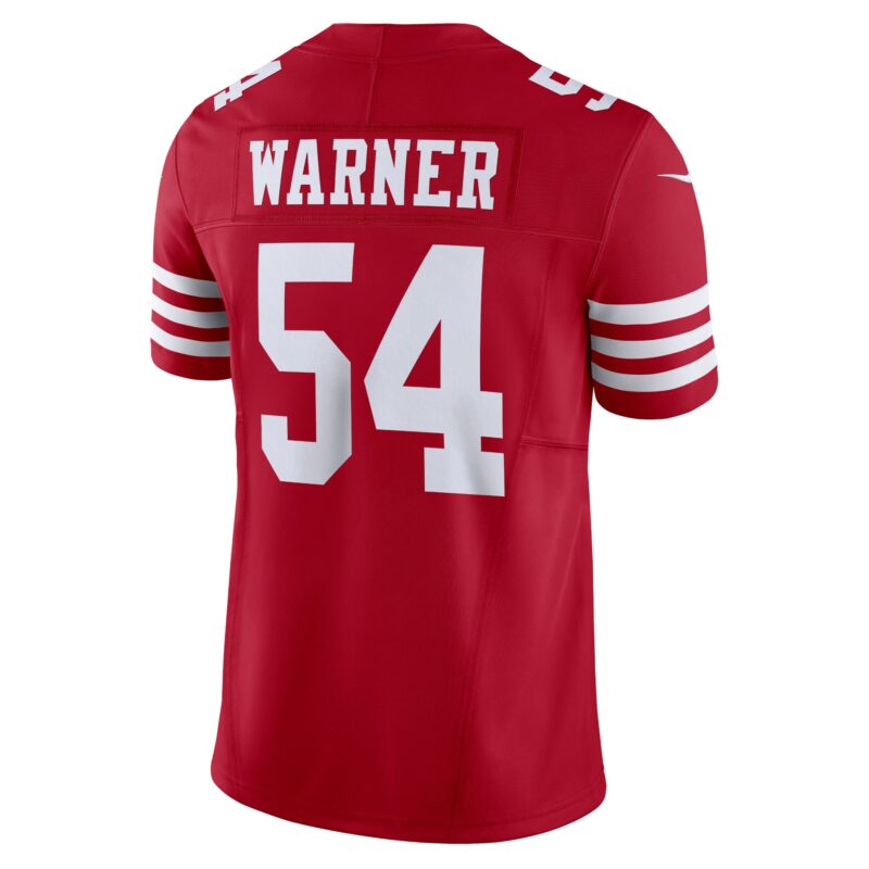 Fred Warner San Francisco 49ers Vapor F.U.S.E. Limited Jersey - Scarlet - Image 3