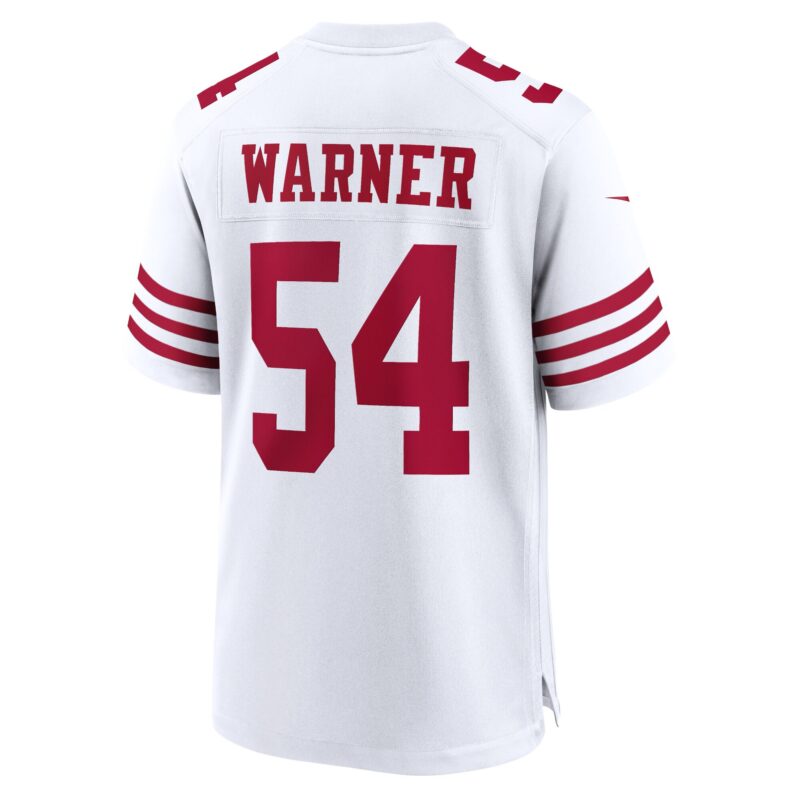 Fred Warner San Francisco 49ers Player Game Jersey - White - Image 3