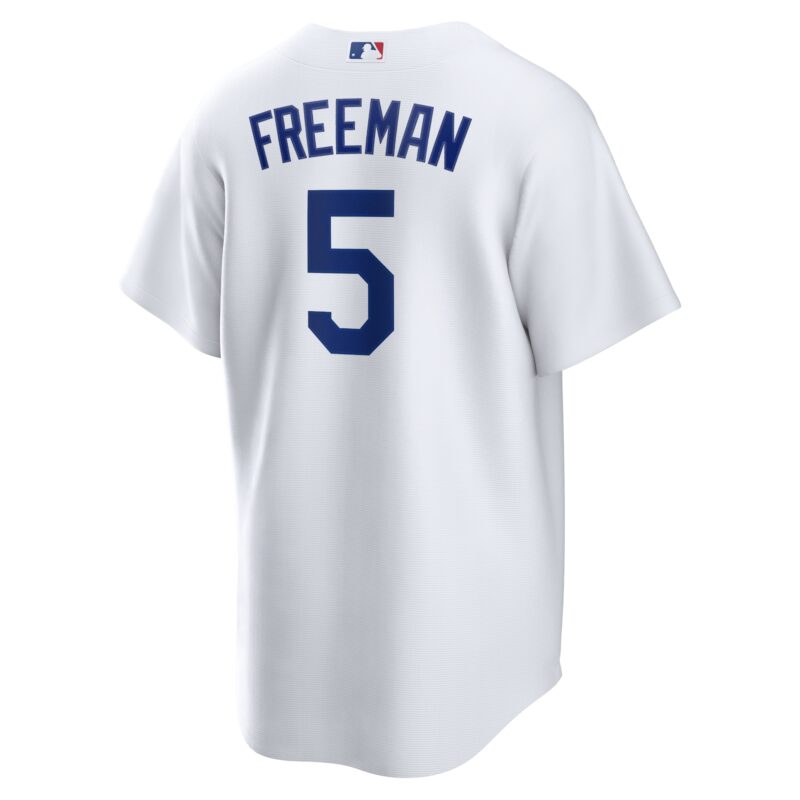 Freddie Freeman Los Angeles Dodgers Player Jersey - White - Image 3