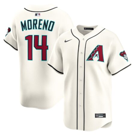 Gabriel Moreno Arizona Diamondbacks Alternate Limited Player Jersey - Cream