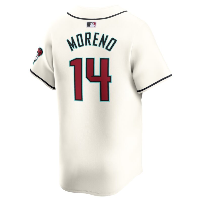 Gabriel Moreno Arizona Diamondbacks Home Limited Player Jersey - White - Image 3