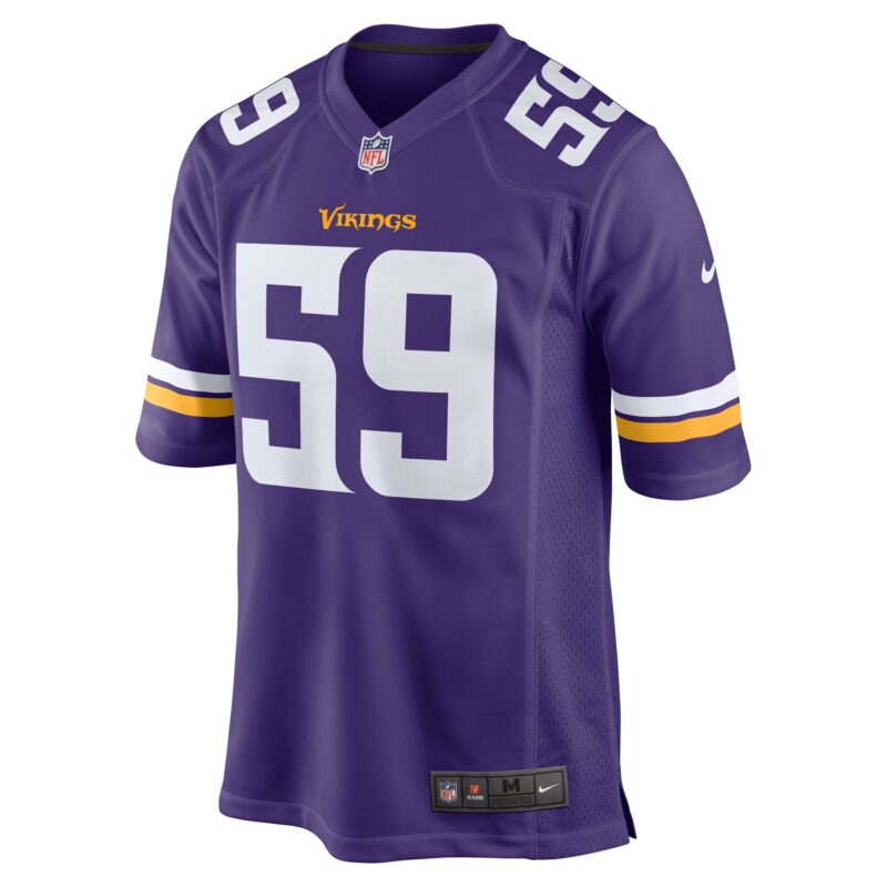 Gabriel Murphy Minnesota Vikings Game Jersey - Purple - Image 2