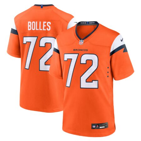 Garett Bolles Denver Broncos Team Game Jersey - Orange