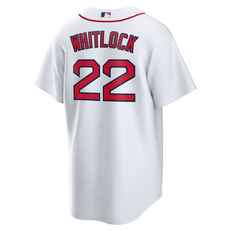Garrett Whitlock Boston Red Sox Home Jersey - White - Image 3