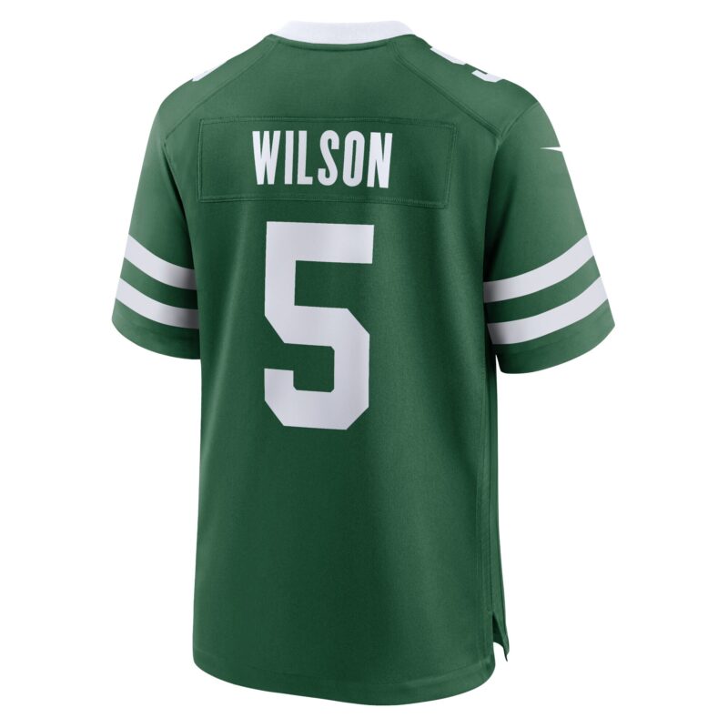 Garrett Wilson New York Jets Game Jersey - Legacy Green - Image 3