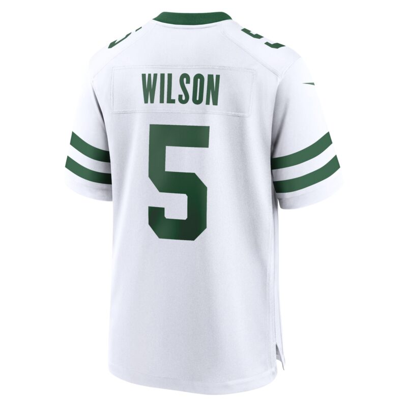 Garrett Wilson New York Jets Game Jersey - Legacy White - Image 3