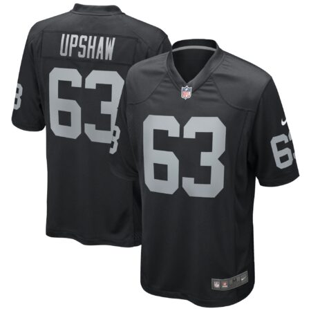 Gene Upshaw Las Vegas Raiders Game Retired Player Jersey - Black