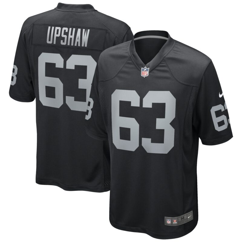 Gene Upshaw Las Vegas Raiders Game Retired Player Jersey - Black