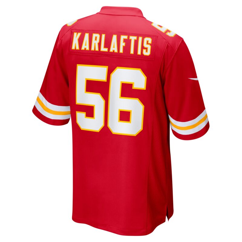 George Karlaftis Kansas City Chiefs Player Game Jersey - Red - Image 3