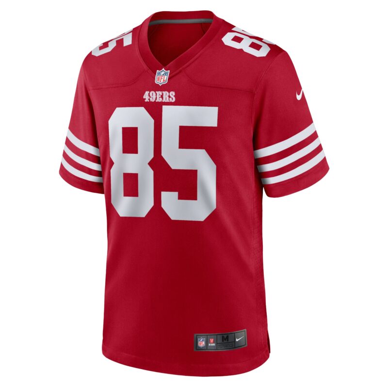 George Kittle San Francisco 49ers Team Game Jersey - Scarlet - Image 2