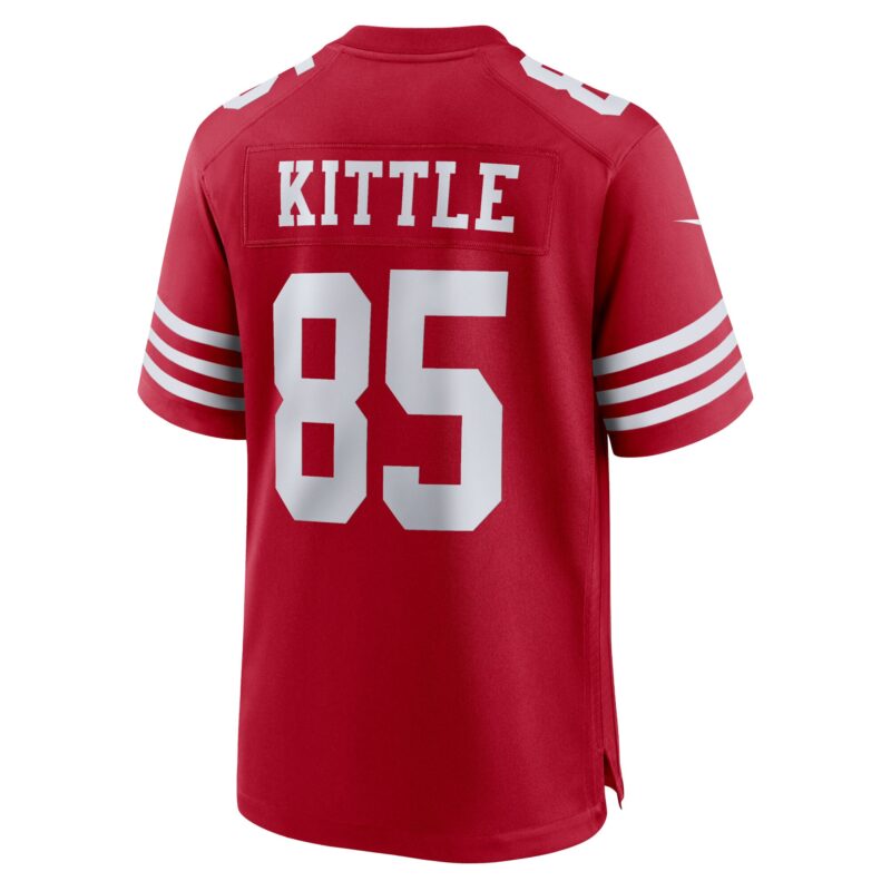 George Kittle San Francisco 49ers Team Game Jersey - Scarlet - Image 3