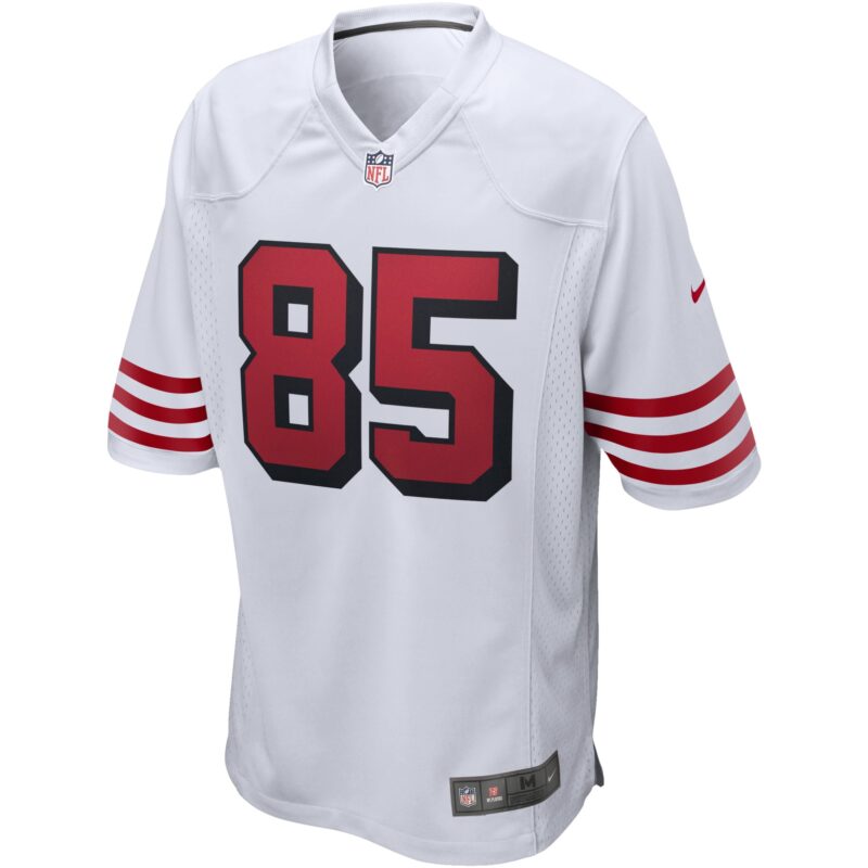 George Kittle San Francisco 49ers Alternate Game Jersey - White - Image 2