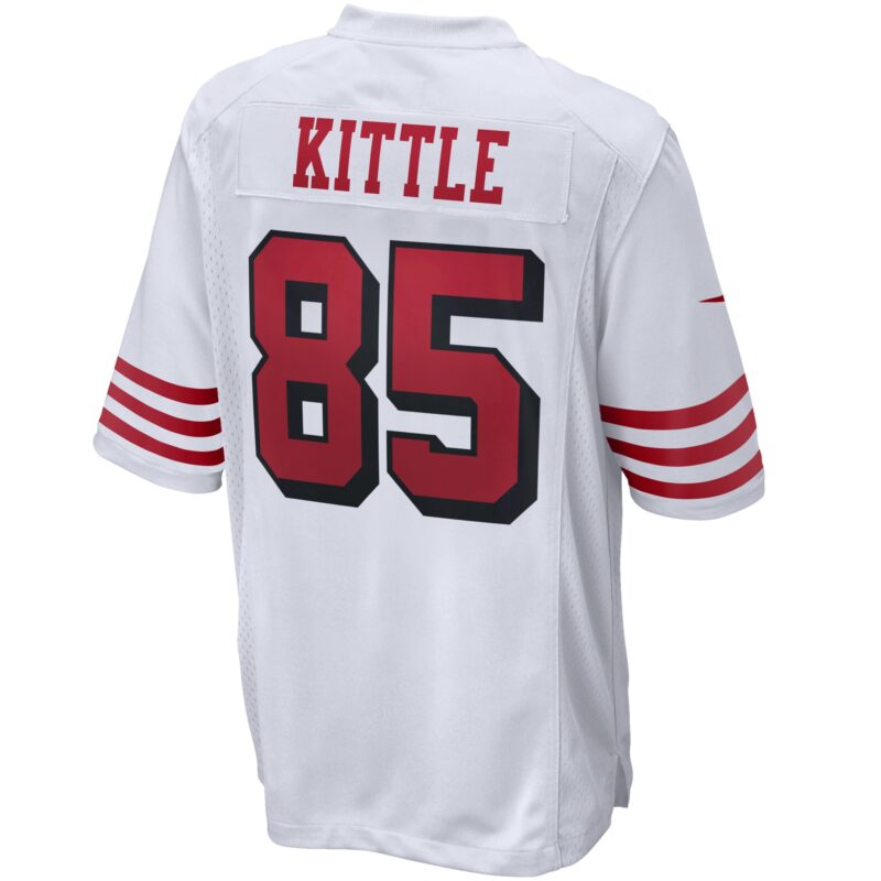 George Kittle San Francisco 49ers Alternate Game Jersey - White - Image 3