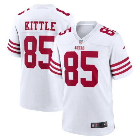 George Kittle San Francisco 49ers Team Game Jersey - White