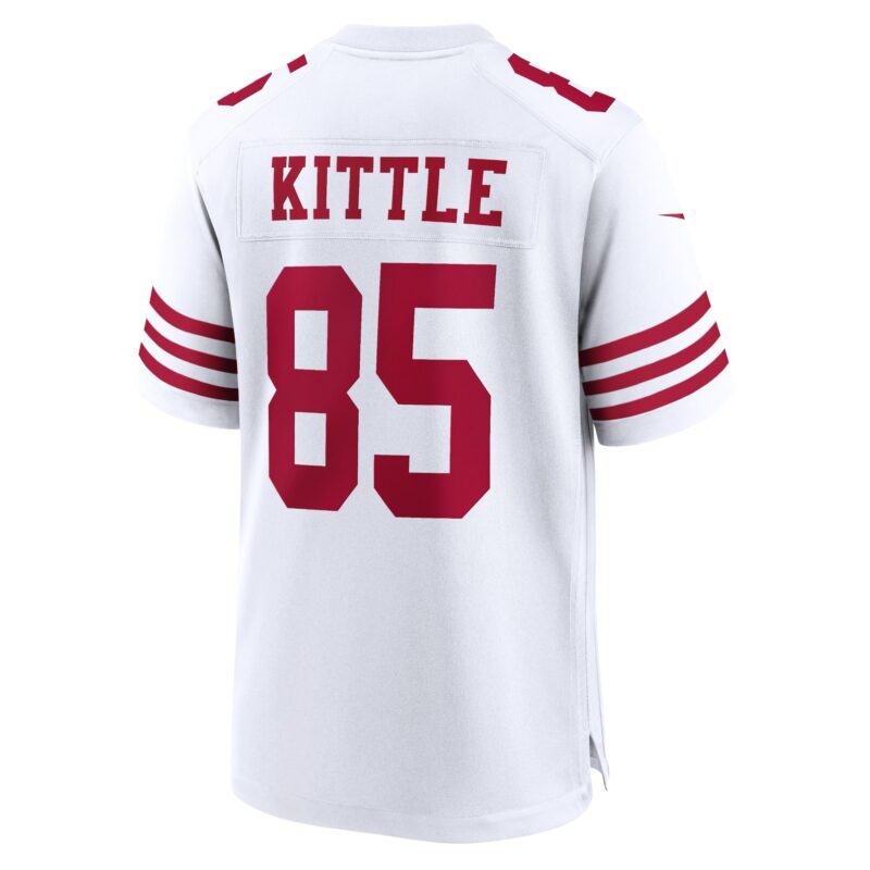 George Kittle San Francisco 49ers Team Game Jersey - White - Image 3