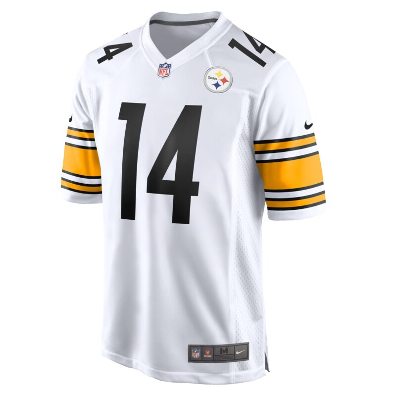 George Pickens Pittsburgh Steelers Game Player Jersey - White - Image 2