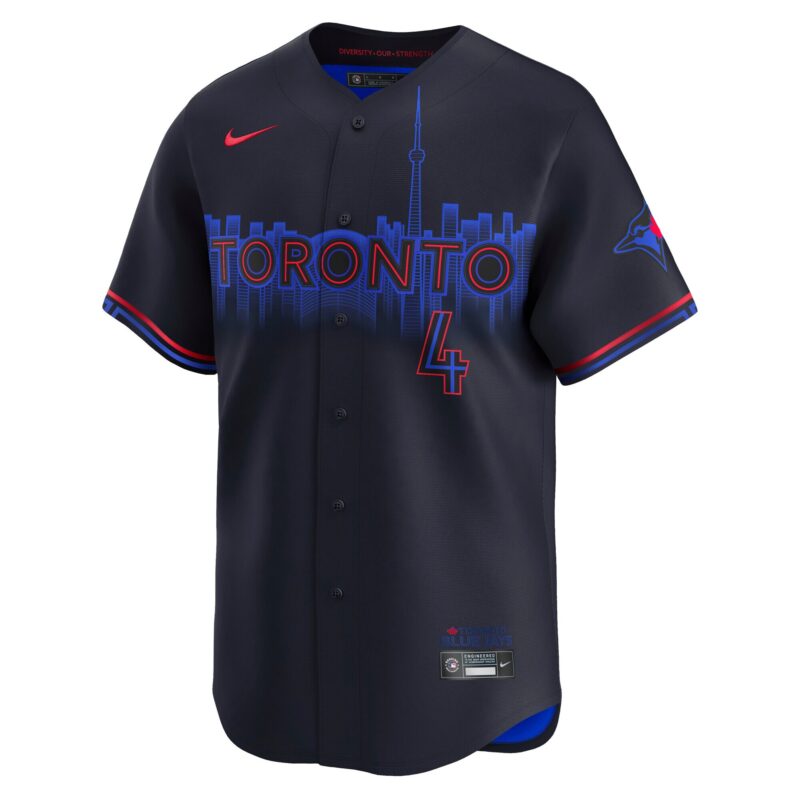 George Springer Toronto Blue Jays City Connect Limited Jersey - Blue - Image 2