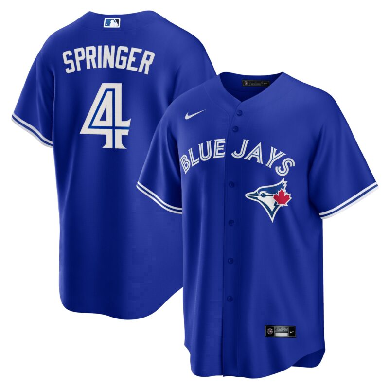 George Springer Toronto Blue Jays Alternate Player Jersey - Royal