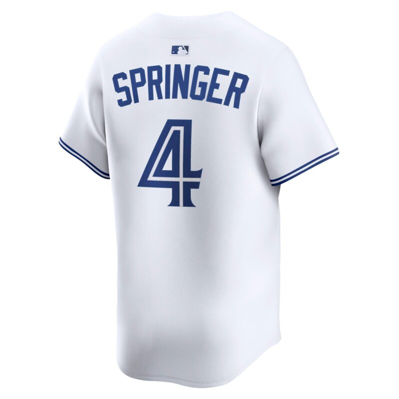 George Springer Toronto Blue Jays Home Limited Player Jersey - White - Image 3
